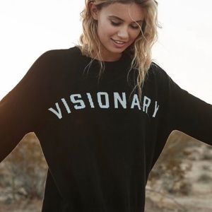 Spiritual Gangster Wool/Cashmere Visionary Sweater